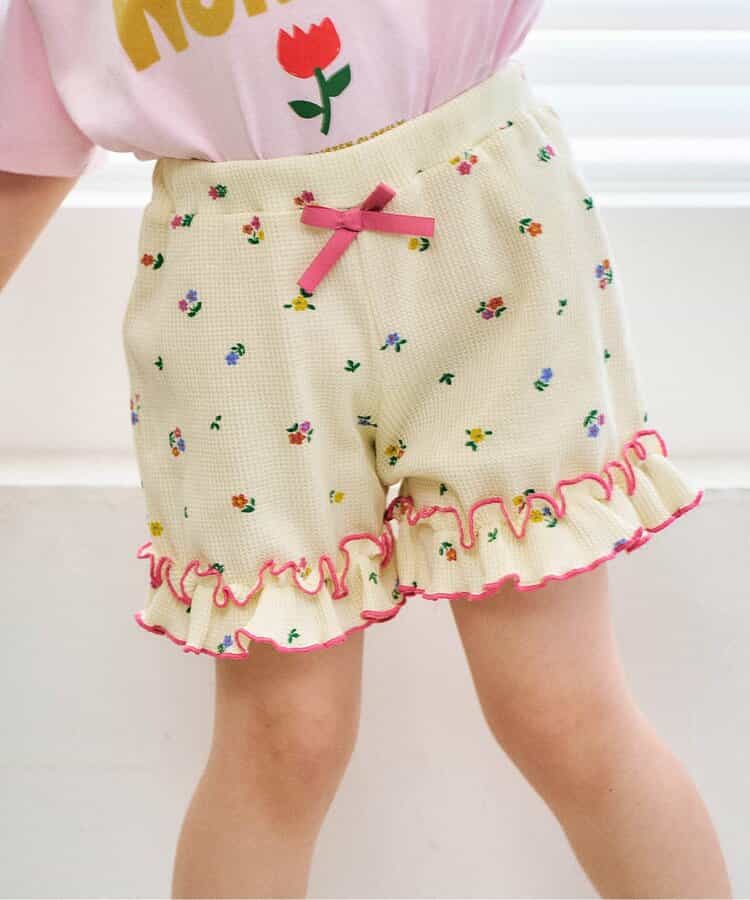 日本童裝 apres les cours 華夫格短褲 80-140cm 女童款 夏季 PANTS
