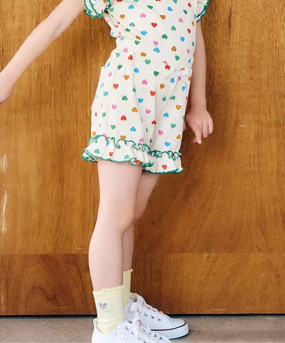 日本童裝 apres les cours 華夫格短褲 80-140cm 女童款 夏季 PANTS