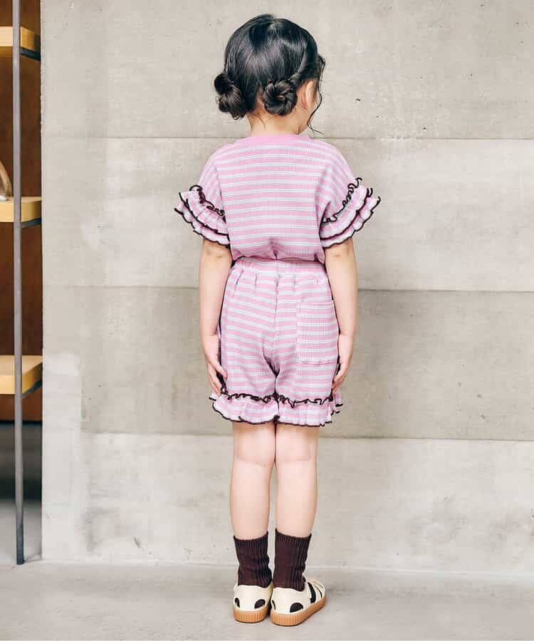 日本童裝 apres les cours 華夫格短褲 80-140cm 女童款 夏季 PANTS
