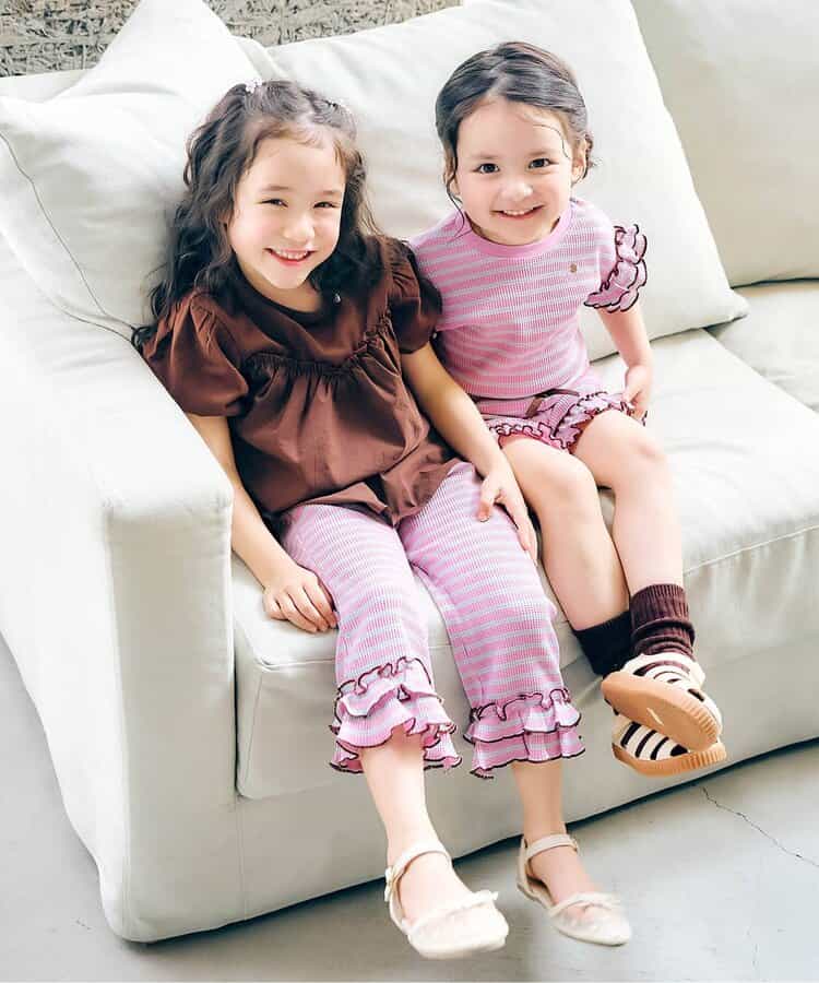 日本童裝 apres les cours 華夫格短褲 80-140cm 女童款 夏季 PANTS