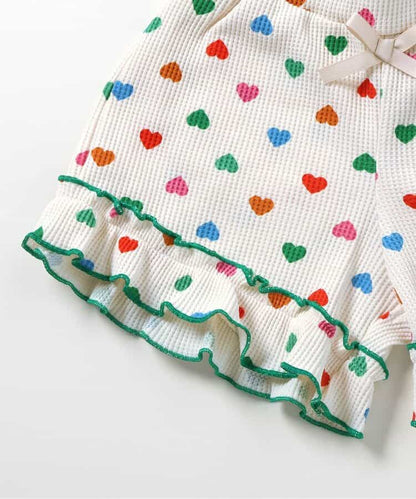 日本童裝 apres les cours 華夫格短褲 80-140cm 女童款 夏季 PANTS
