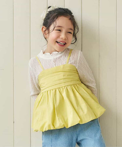 日本童裝 apres les cours 吊帶泡泡衫 90-140cm 女童款 夏季 TOPS