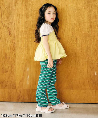 日本童裝 apres les cours 吊帶泡泡衫 90-140cm 女童款 夏季 TOPS