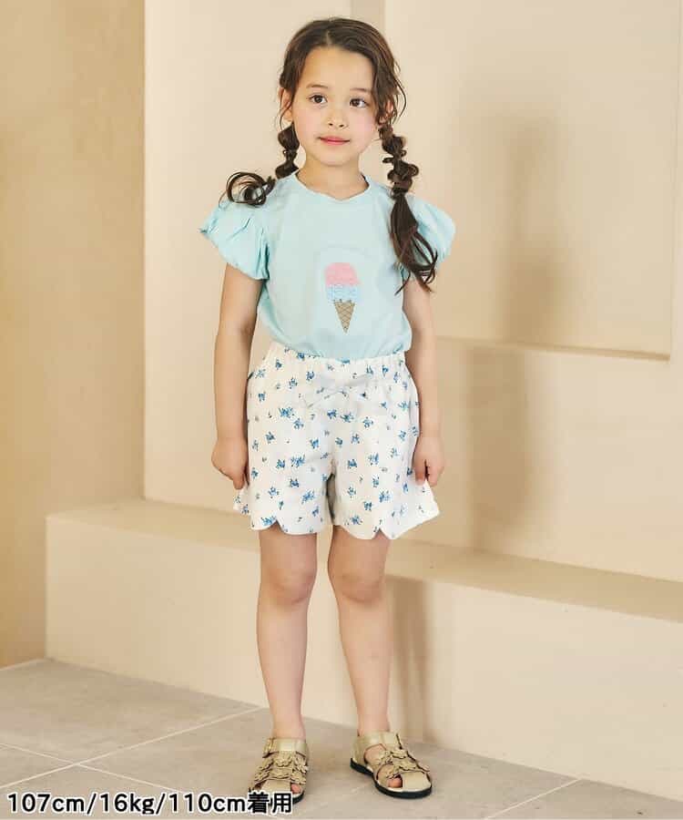 日本童裝 apres les cours 波浪邊上衣 80-140cm 女童款 夏季 TOPS