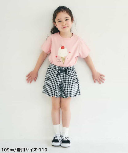 日本童裝 apres les cours 扇形心型口袋可愛短褲 80-140cm 女童款 夏季 PANTS