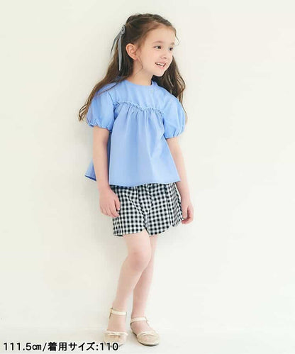 日本童裝 apres les cours 扇形心型口袋可愛短褲 80-140cm 女童款 夏季 PANTS