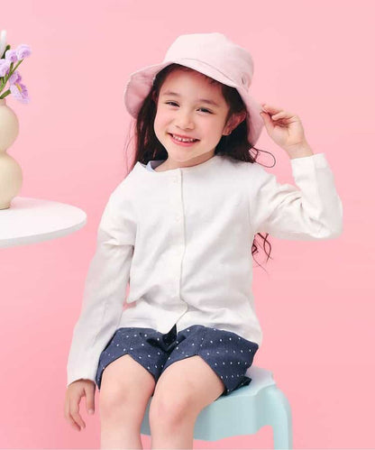 日本童裝 apres les cours 扇形心型口袋可愛短褲 80-140cm 女童款 夏季 PANTS