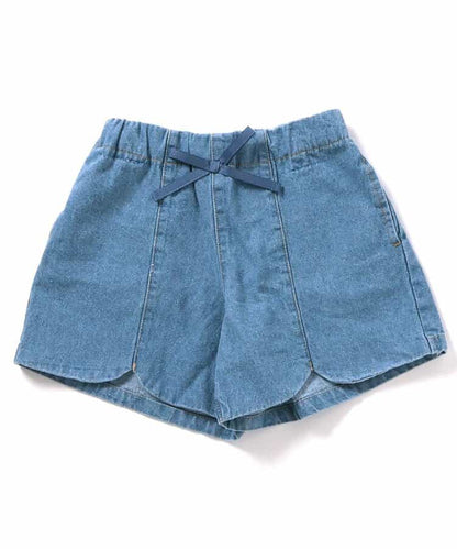 日本童裝 apres les cours 扇形心型口袋可愛短褲 80-140cm 女童款 夏季 PANTS