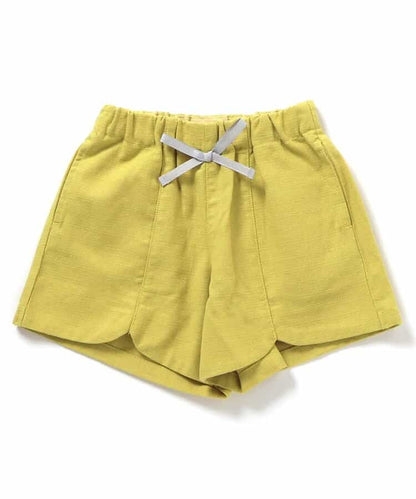 日本童裝 apres les cours 扇形心型口袋可愛短褲 80-140cm 女童款 夏季 PANTS