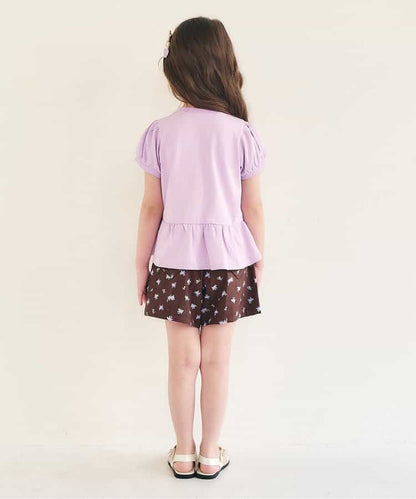 日本童裝 apres les cours 扇形心型口袋可愛短褲 80-140cm 女童款 夏季 PANTS