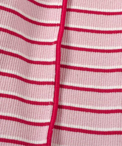 日本童裝 apres les cours 條紋長褲 80-130cm 女童款 夏季 PANTS
