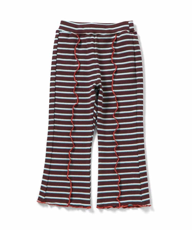 日本童裝 apres les cours 條紋長褲 80-130cm 女童款 夏季 PANTS