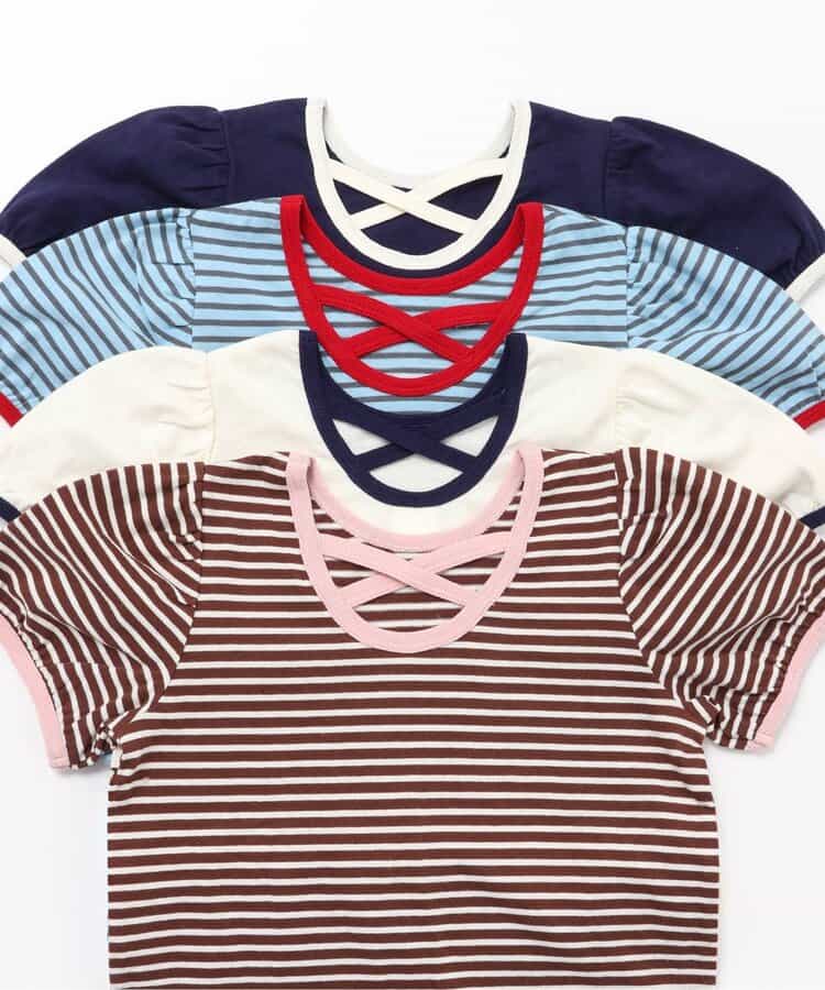 日本童裝 apres les cours 後背反交叉上衣 80-140cm 女童款 夏季 TOPS