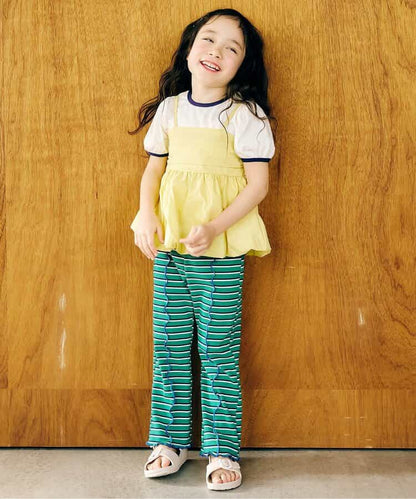 日本童裝 apres les cours 後背反交叉上衣 80-140cm 女童款 夏季 TOPS