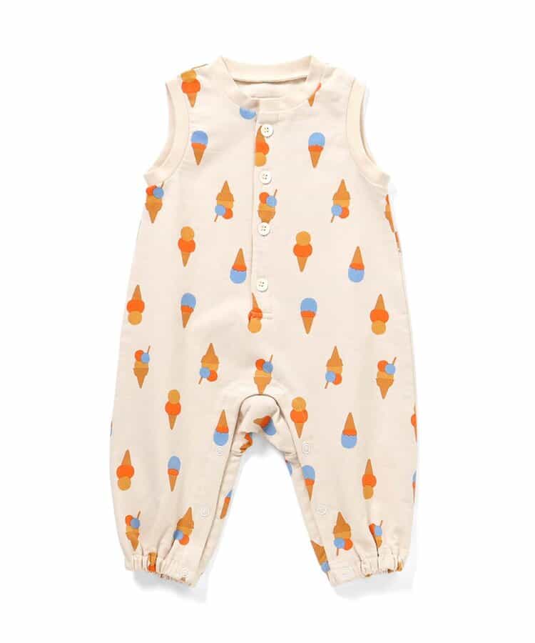 日本童裝 apres les cours 背心連衣 70-90cm 女童款 初生嬰兒 夏季 Jumpsuit