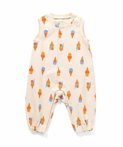 日本童裝 apres les cours 背心連衣 70-90cm 女童款 初生嬰兒 夏季 Jumpsuit