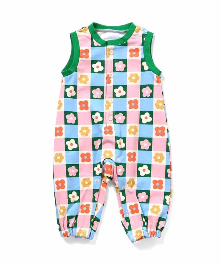 日本童裝 apres les cours 背心連衣 70-90cm 女童款 初生嬰兒 夏季 Jumpsuit