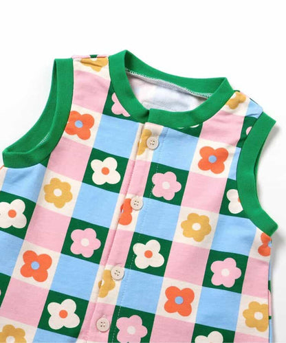 日本童裝 apres les cours 背心連衣 70-90cm 女童款 初生嬰兒 夏季 Jumpsuit