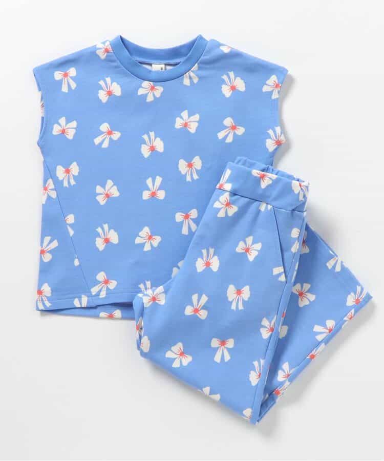 日本童裝 apres les cours FUNNY印花兩件套裝 70-130cm 女童款 初生嬰兒 夏季 TOPS PANTS