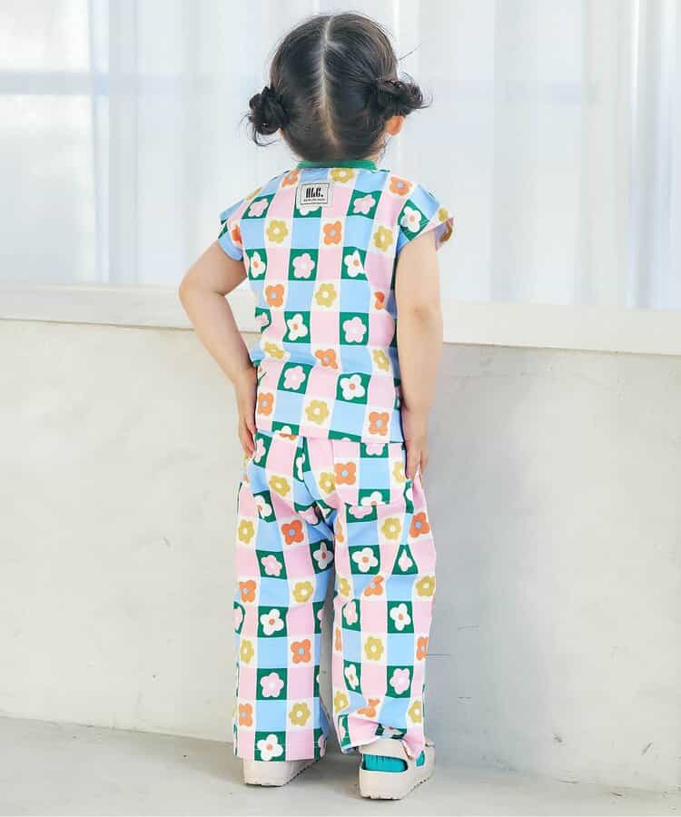 日本童裝 apres les cours FUNNY印花兩件套裝 70-130cm 女童款 初生嬰兒 夏季 TOPS PANTS