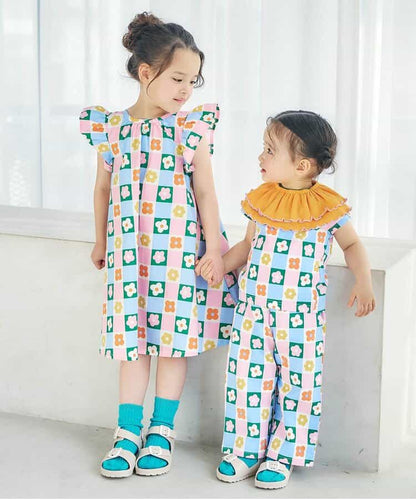 日本童裝 apres les cours FUNNY印花兩件套裝 70-130cm 女童款 初生嬰兒 夏季 TOPS PANTS