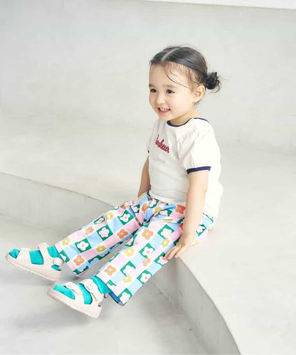 日本童裝 apres les cours FUNNY印花兩件套裝 70-130cm 女童款 初生嬰兒 夏季 TOPS PANTS