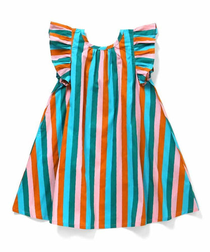 日本童裝 apres les cours FUNNY印花連身裙 80-130cm 女童款 夏季 DRESSES