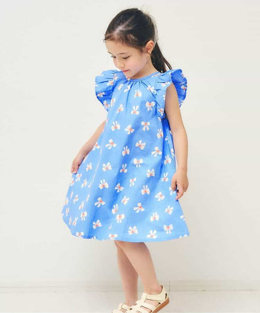 日本童裝 apres les cours FUNNY印花連身裙 80-130cm 女童款 夏季 DRESSES
