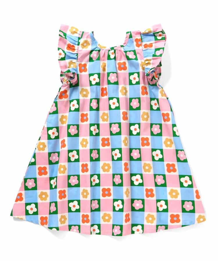 日本童裝 apres les cours FUNNY印花連身裙 80-130cm 女童款 夏季 DRESSES