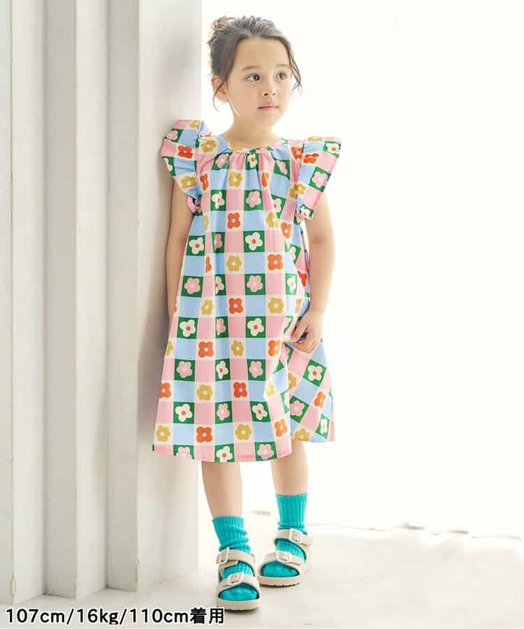 日本童裝 apres les cours FUNNY印花連身裙 80-130cm 女童款 夏季 DRESSES
