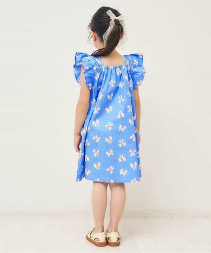 日本童裝 apres les cours FUNNY印花連身裙 80-130cm 女童款 夏季 DRESSES