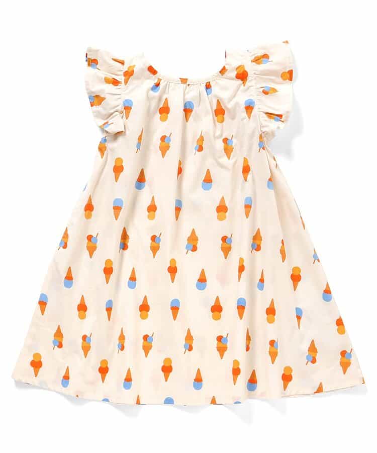 日本童裝 apres les cours FUNNY印花連身裙 80-130cm 女童款 夏季 DRESSES
