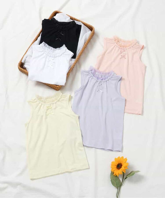 日本童裝 apres les cours 吸水速乾 接觸冷感 背心 80-130cm 女童款 夏季 TOPS
