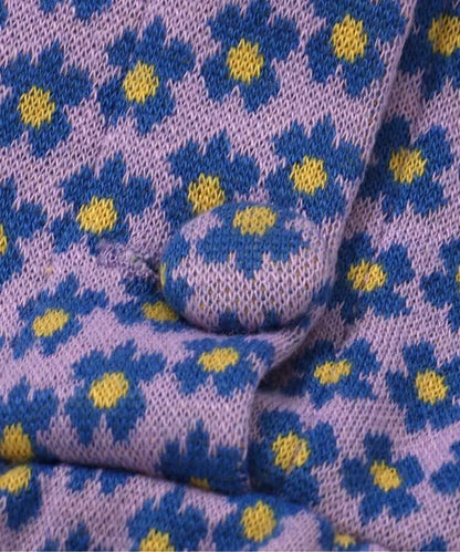 日本童裝 apres les cours 碎花提花吊帶及喇叭褲套裝 80-140cm 女童款 夏季 TOPS PANTS
