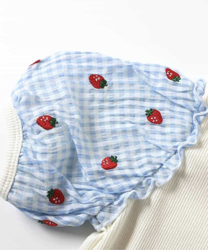 日本童裝 apres les cours 繡花薄紗袖拼接上衣 80-140cm 女童款 夏季 TOPS
