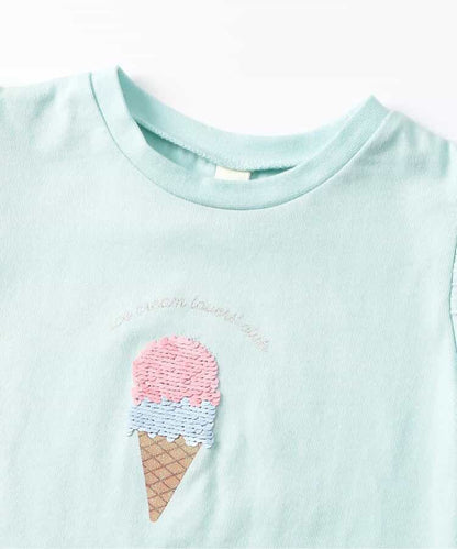 日本童裝 apres les cours 波浪邊上衣 80-140cm 女童款 夏季 TOPS