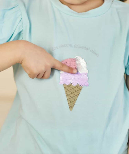 日本童裝 apres les cours 波浪邊上衣 80-140cm 女童款 夏季 TOPS