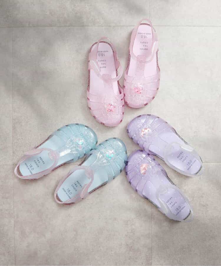 日本直送 apres les cours 果凍涼鞋 14-19cm 鞋系列 其他品牌 夏日玩水泳衣特輯