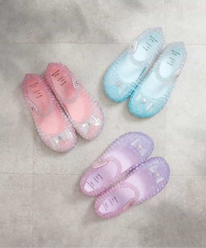 日本直送 apres les cours 絲帶果凍涼鞋 14-19cm 鞋系列 其他品牌 夏日玩水泳衣特輯