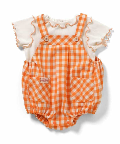 日本童裝 apres les cours little bunny 兔耳朵連衣 70-80cm 男童款/女童款 初生嬰兒 夏季 Jumpsuit