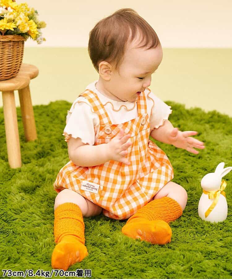 日本童裝 apres les cours little bunny 兔耳朵連衣 70-80cm 男童款/女童款 初生嬰兒 夏季 Jumpsuit