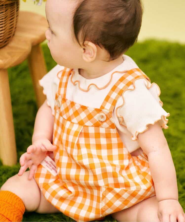 日本童裝 apres les cours little bunny 兔耳朵連衣 70-80cm 男童款/女童款 初生嬰兒 夏季 Jumpsuit