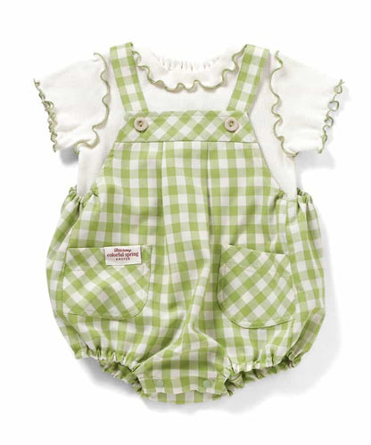 日本童裝 apres les cours little bunny 兔耳朵連衣 70-80cm 男童款/女童款 初生嬰兒 夏季 Jumpsuit