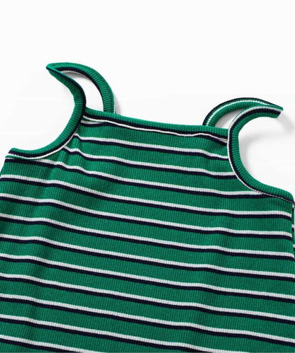 日本童裝 apres les cours 印花短上衣及吊帶連身裙套裝 90-140cm 女童款 夏季 TOPS DRESSES