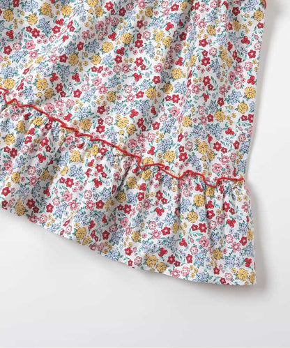 日本童裝 apres les cours 碎花拼接連身裙 80-140cm 女童款 夏季 DRESSES