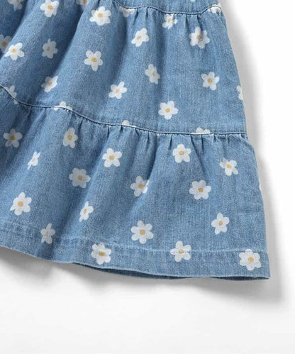 日本童裝 apres les cours 印花緞帶連身裙 80-140cm 女童款 夏季 DRESSES