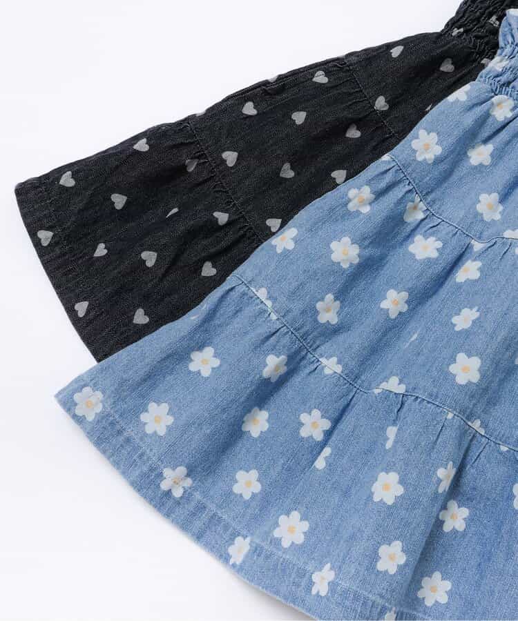 日本童裝 apres les cours 印花緞帶連身裙 80-140cm 女童款 夏季 DRESSES