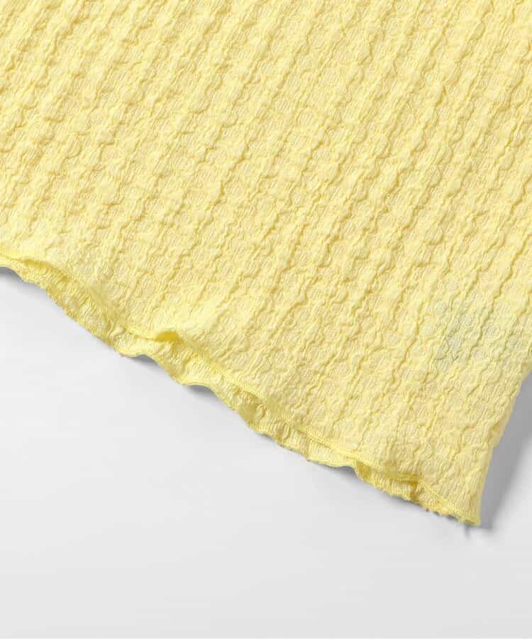 日本童裝 apres les cours 提花袖緞帶上衣 80-140cm 女童款 夏季 TOPS