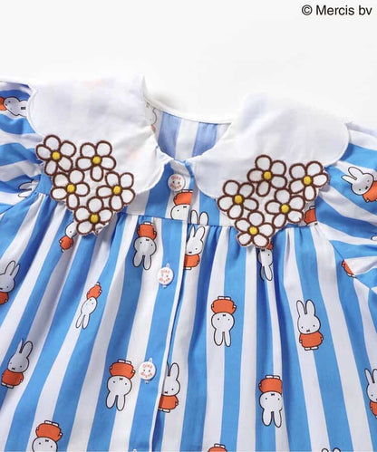日本童裝 apres les cours Dick Bruna miffy條紋連身裙 80-130cm 女童款 夏季 DRESSES
