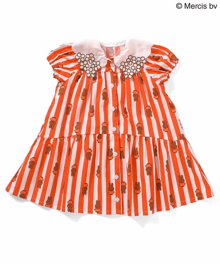 日本童裝 apres les cours Dick Bruna miffy條紋連身裙 80-130cm 女童款 夏季 DRESSES